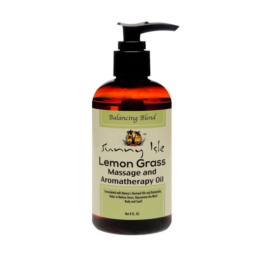Sunny Isle - Lemongrass Massage and Aromatherapy Oil - 8 oz