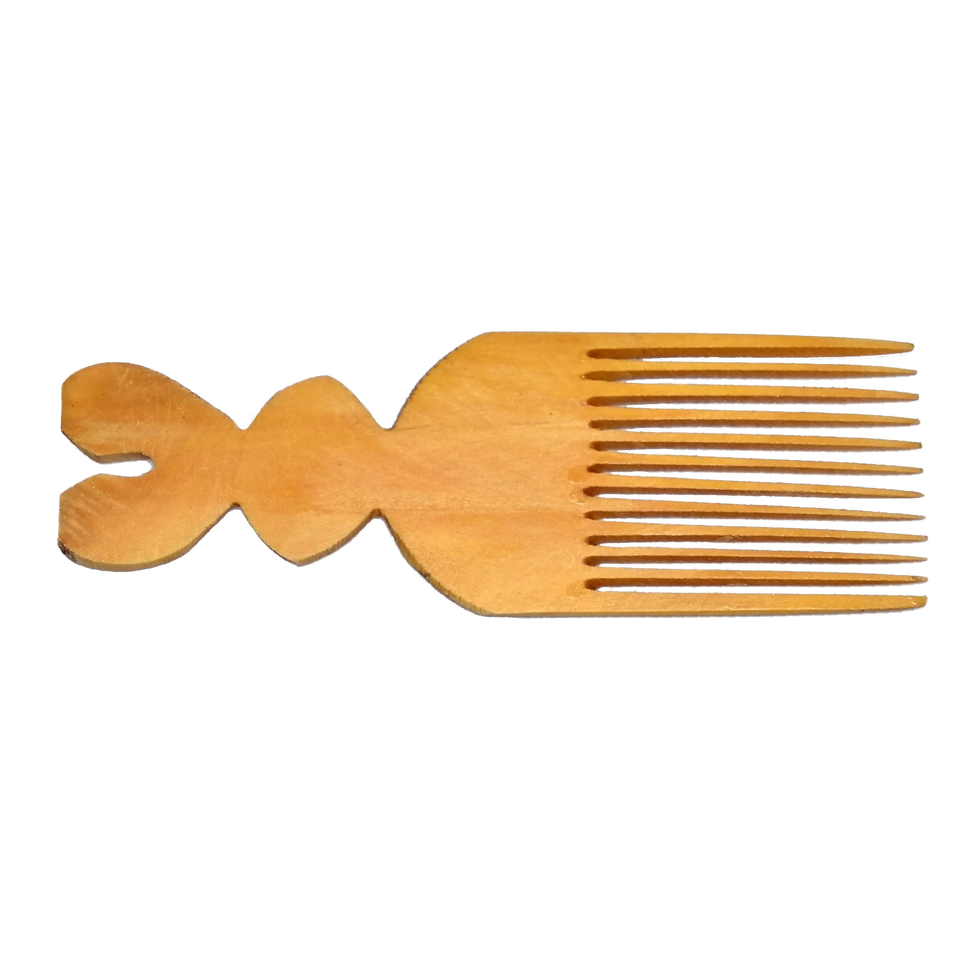 Wooden Afro Comb