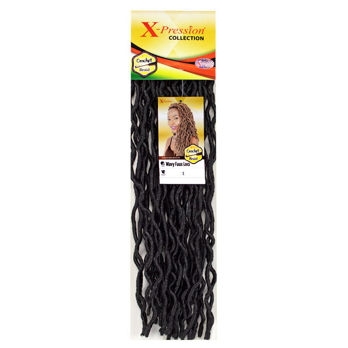 X-Pression Crochet - Wavy Faux Locs
