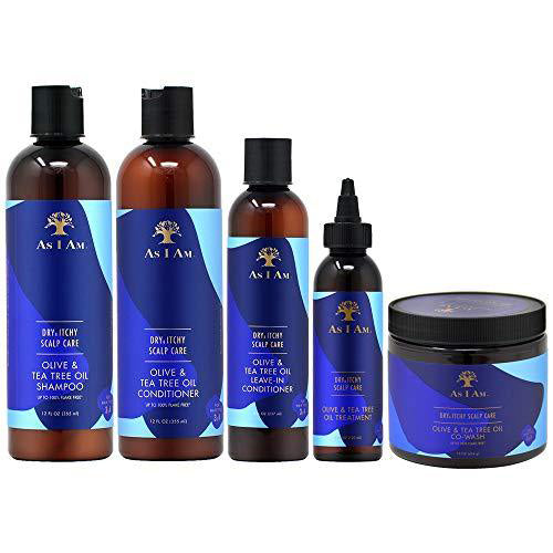 As I Am - Olive & Tea Tree Oil - Dry & Itchy Scalp Hair Care Collection