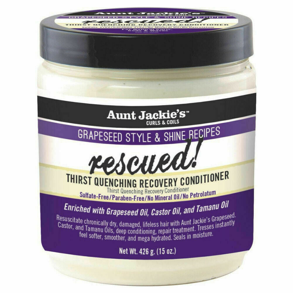 Aunt Jackie's - Grapeseed Style Rescued! Thirst Quenching Recovery Conditioner - 15oz