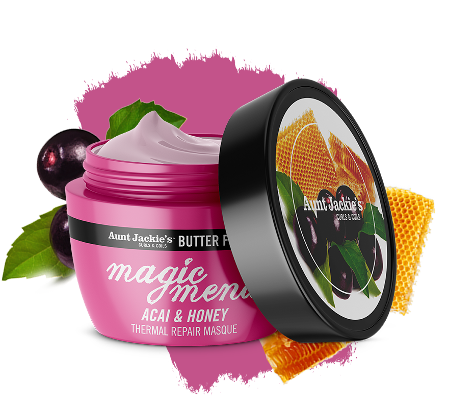 Aunt Jackie's - Butter Fusions - Acai & Honey Thermal Repair Masque - 8oz