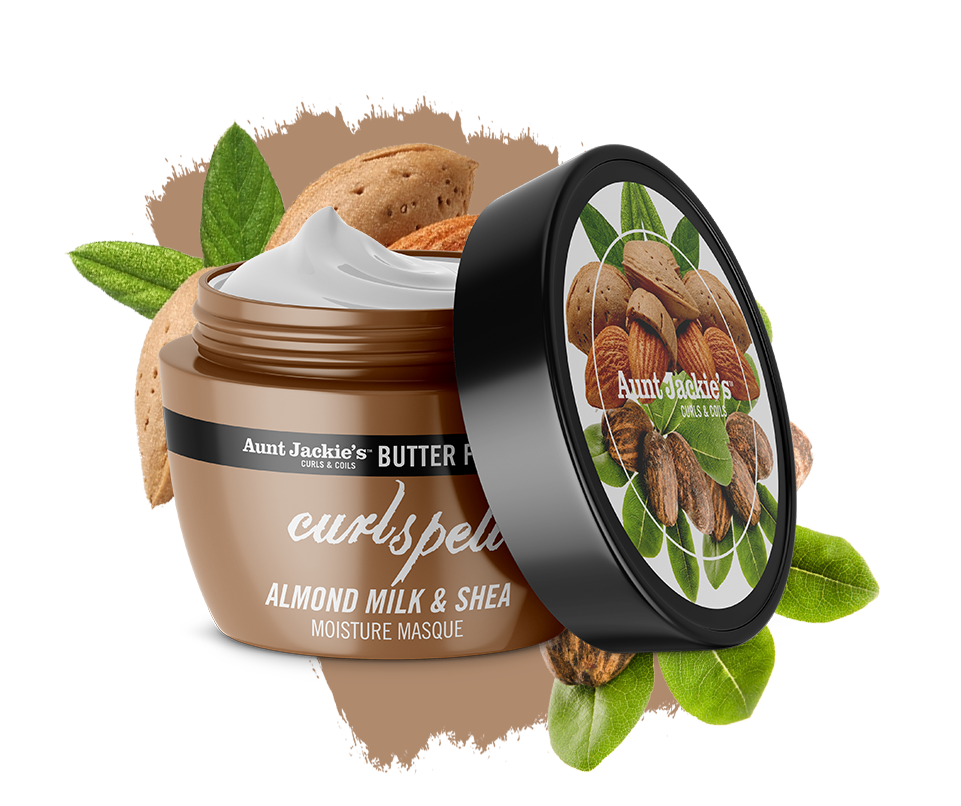 Aunt Jackie's - Butter Fusions - Almond Milk & Shea Butter Moisture Masque - 8oz