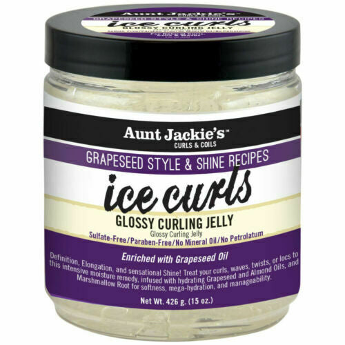 Aunt Jackie's - Grapeseed Style & Shine Ice Curls Glossy Curling Jelly - 15oz
