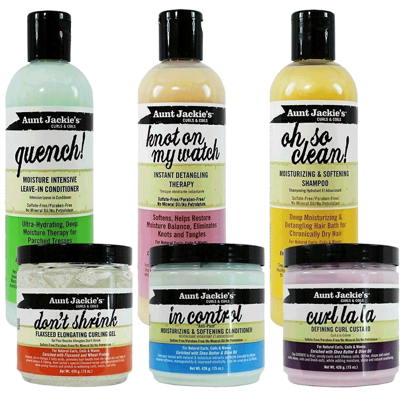 Aunt Jackie's - Moisturizing & Softening Hair Care Full Collection