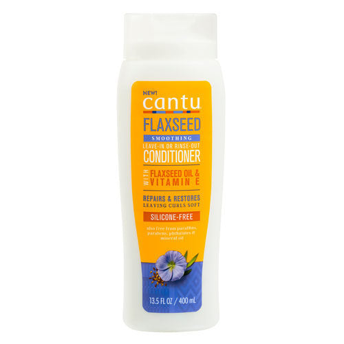 Cantu - Flaxseed Smoothing Leave-In or Rinse Out Conditioner - 13.5oz