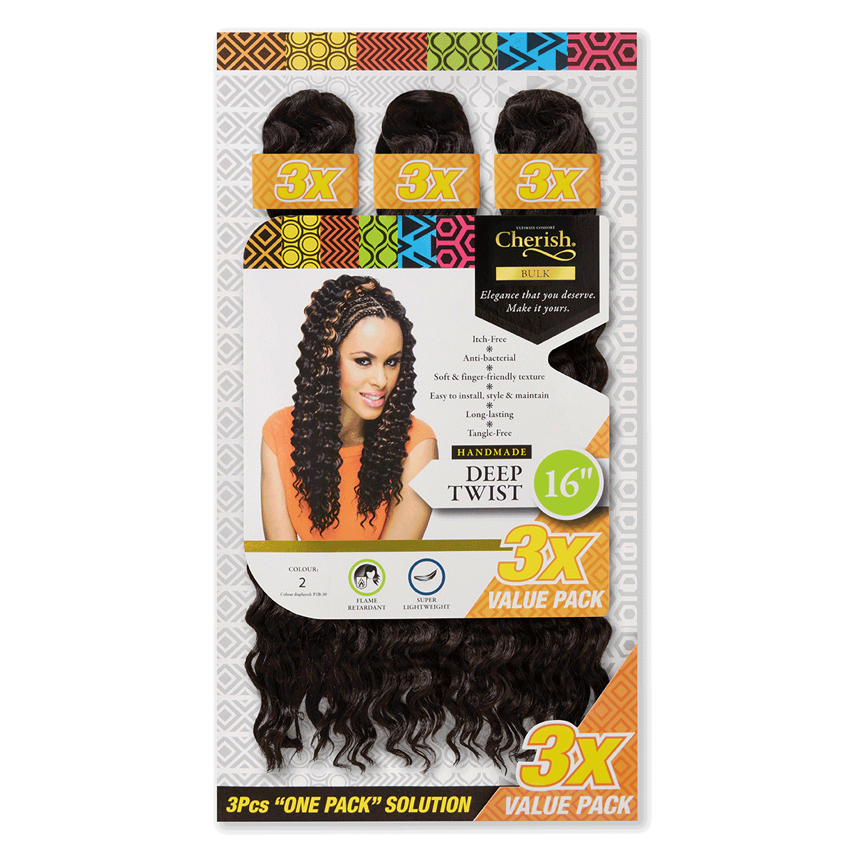 Cherish Deep Twist Bulk 16'' (3X) colour 2