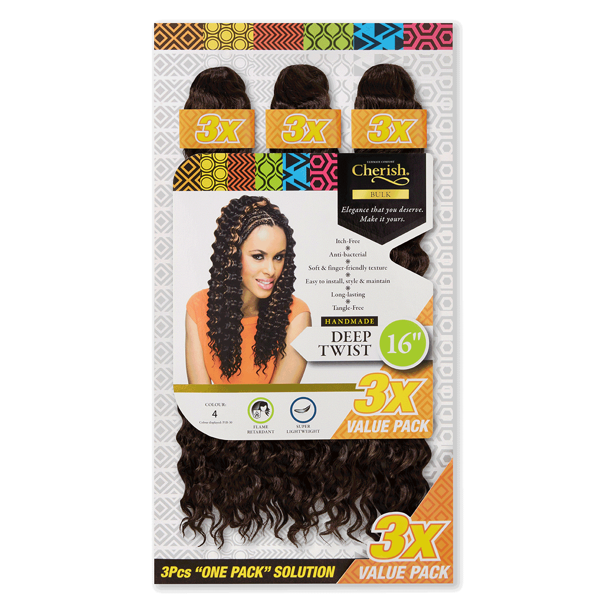 Cherish Deep Twist Bulk 16'' (3X) colour 4