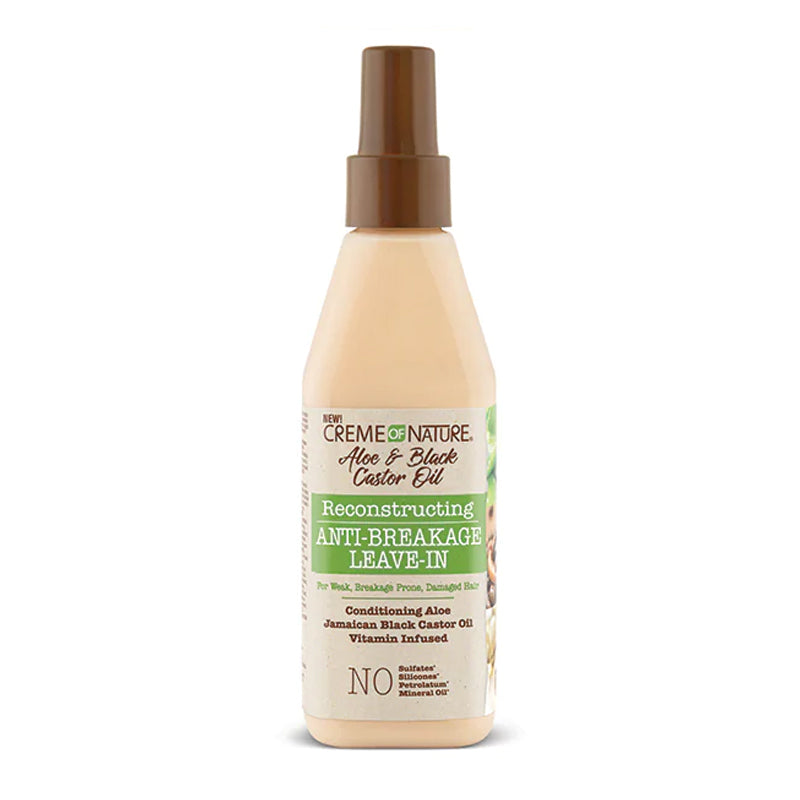 Creme Of Nature - Aloe & Black Castor Oil Anti-Breakage Leave In - 8 oz