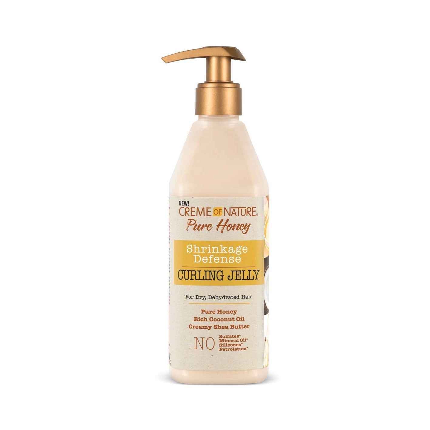 Creme Of Nature - Pure Honey Shrinkage Defense Curling Jelly - 12 oz