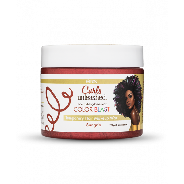 ORS Curls Unleashed Color Blast Temporary Hair Makeup Wax Sangria 6 oz