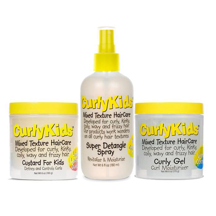 Curly Kids - Mixed & Multi Textured Style N' Go Kit