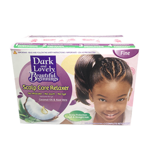 Dark and Lovely Beautiful Beginnings Hair Relaxer Fine