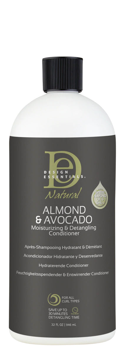 Design Essentials - Almond & Avocado Moisturizing & Detangling Conditioner 32oz