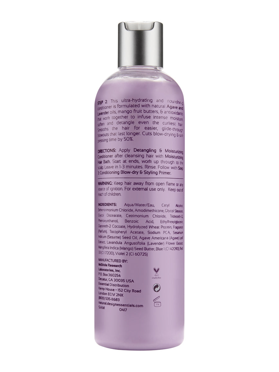Design Essentials Agave & Lavender Moisturizing & Detangling Conditioner 12oz