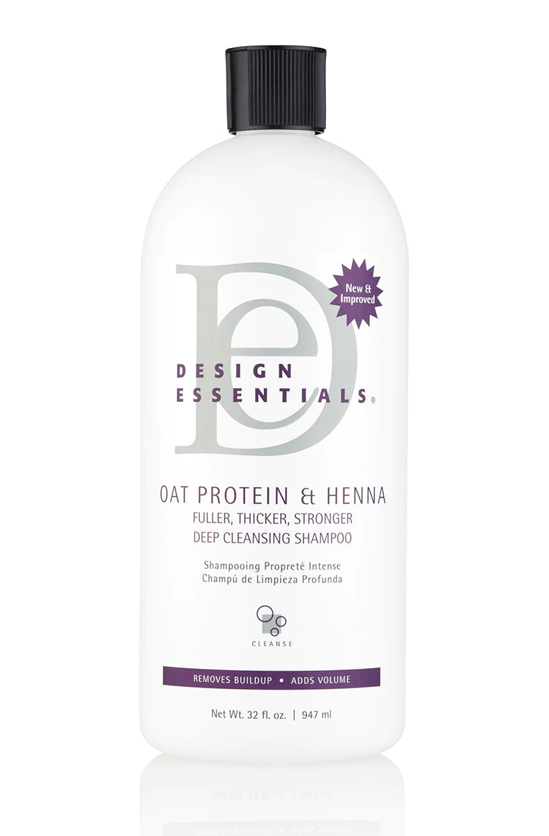 Design Essentials - Oat Protein & Henna Deep Cleansing Shampoo 32oz