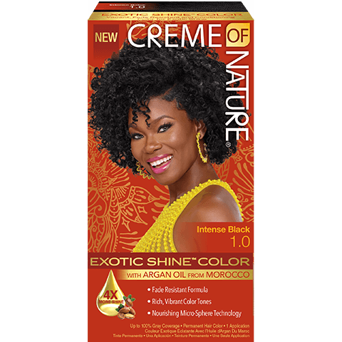 Creme Of Nature - Exotic Shine Colour Intense Black 1.0