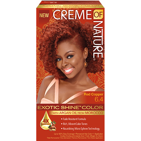 Creme Of Nature - Exotic Shine Colour Red Copper 6.4