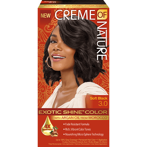 Creme Of Nature - Exotic Shine Colour Soft Black 3.0