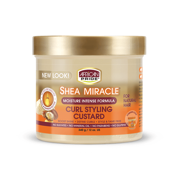 African Pride - Shea Miracle Curl Styling Custard - 12 oz