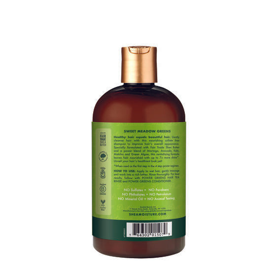 Shea Moisture - Moringa & Avocado Power Greens Shampoo - 13 oz