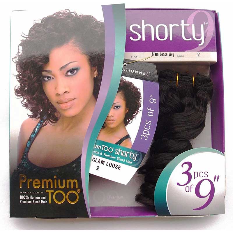 Premium Too Shorty - Glam Loose Wvg 9''