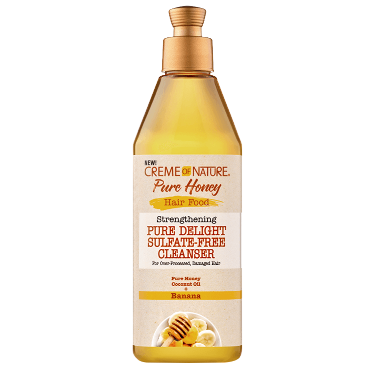 Creme Of Nature - Pure Honey Hair Food Pure Delight Sulfate-Free Cleanser - 12 oz