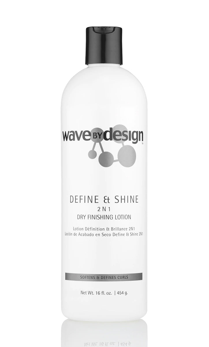 Wave By Design - Define & Shine 2-N-1 Dry Finishing Lotion 16oz